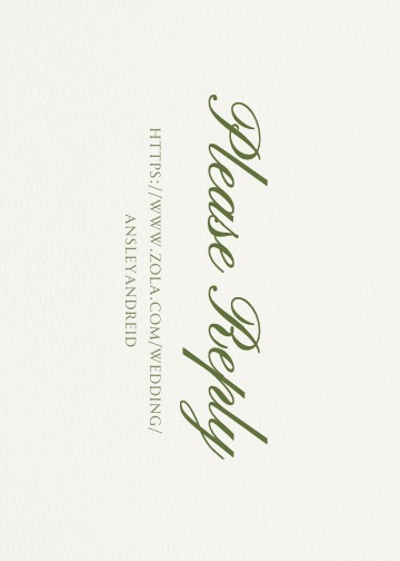 RSVP Card